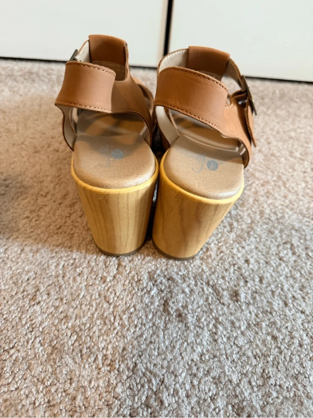 Dr. Scholl’s Original Collection Want It All Leather Platform Sandals 9.5